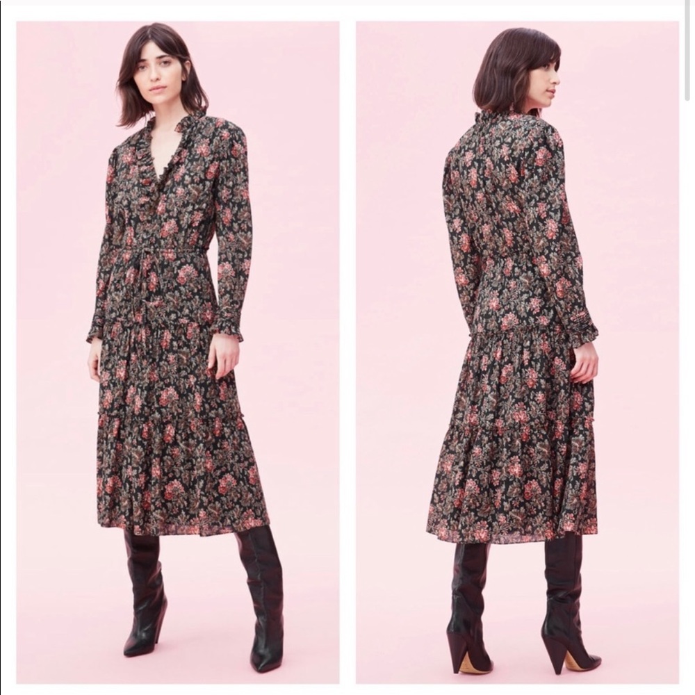 La vie rebecca Taylor chouette midi dress - Picture 2 of 4